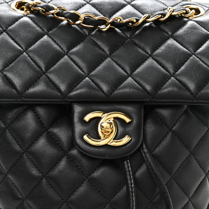 Chanel Lambskin Quilted Small Urban Spirit Backpack Black 7 of 9