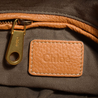 Chloe Calfskin Medium Marcie Satchel Brown Sugar 6 of 9