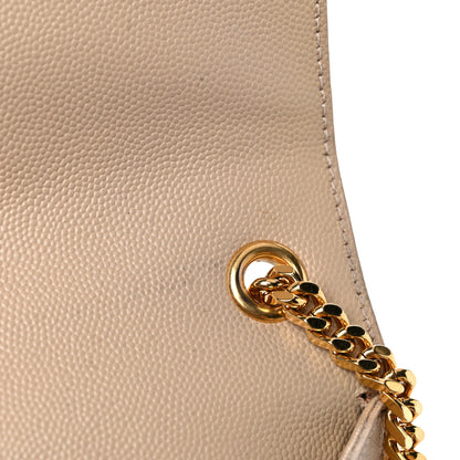Saint Laurent Grain De Poudre Small Monogram Kate Satchel Dark Beige 15 of 24