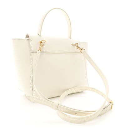 Celine Grained Calfskin Nano Belt Bag Chalk 3 of 11