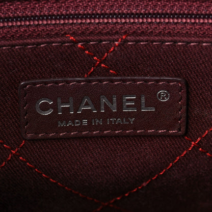 Chanel Caviar Quilted Small Deauville Bowling Bag Red 5 of 5