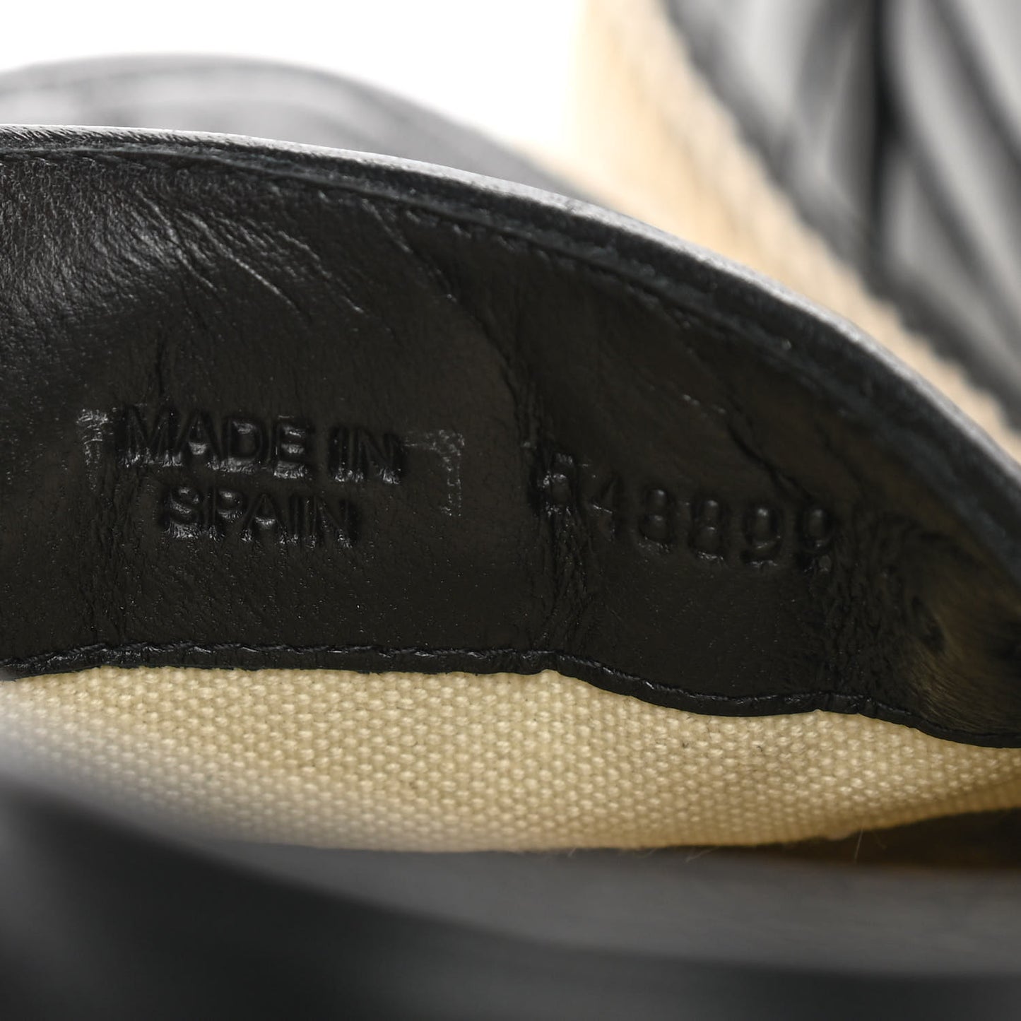 Nappa Matelasse Mens GG Marmont Espadrilles 10 Black