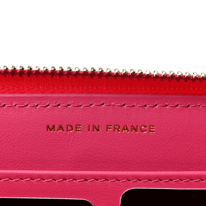 Chanel Caviar Quilted Large Gusset Zip Around Wallet Pink 7 of 9