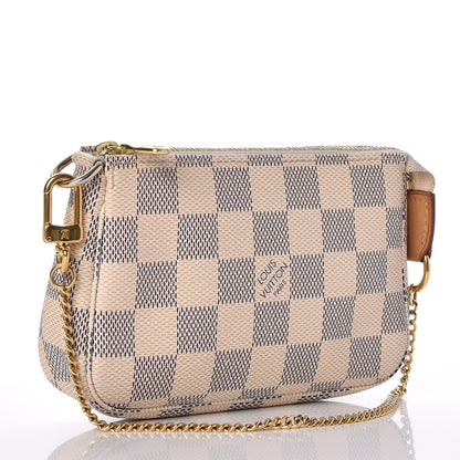 Louis Vuitton Damier Azur Mini Pochette Accessories 3 of 7