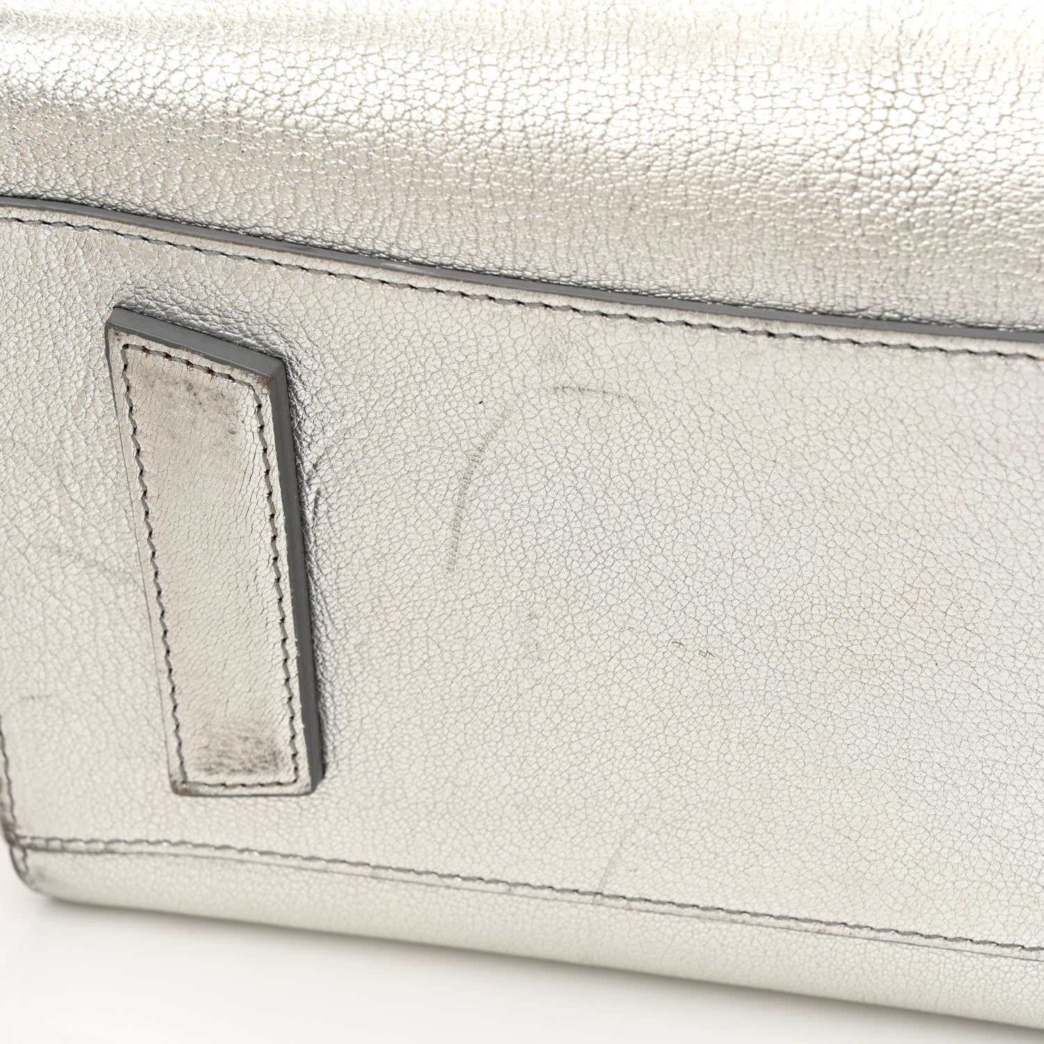Givenchy Metallic Sugar Goatskin Small Antigona Silver 15 of 15