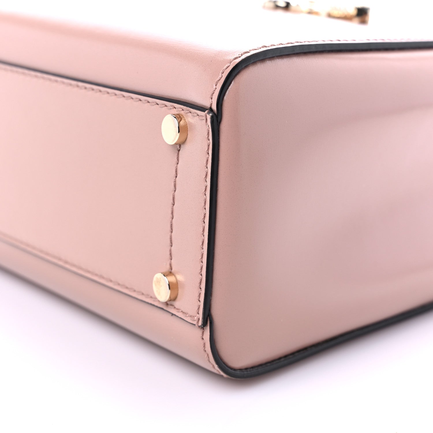 Jimmy Choo Calfskin Mini Varenne Top Handle Satchel Pink 7 of 8