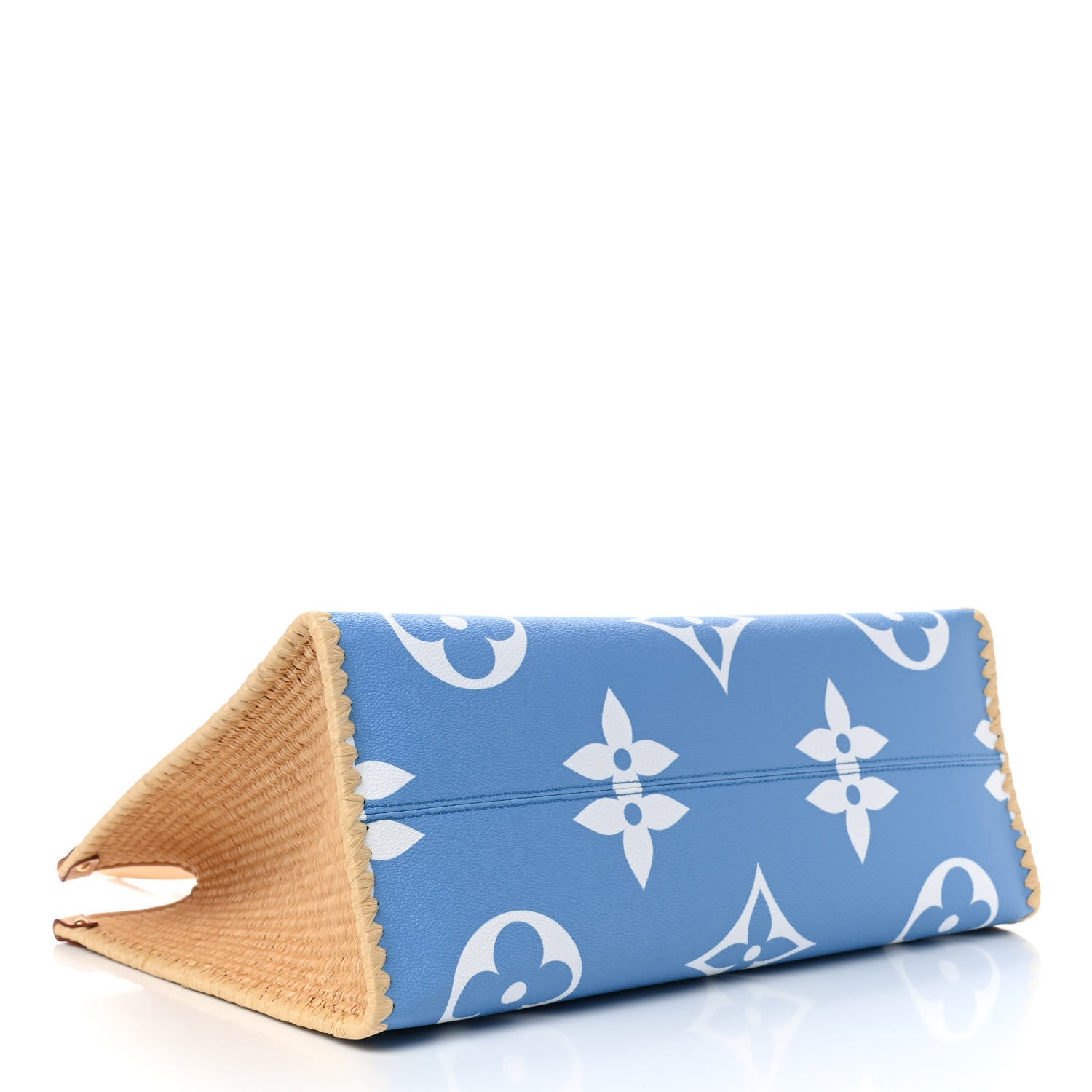 Louis Vuitton Monogram Giant Raffia Hamptons By The Pool Onthego GM Blue 3 of 8