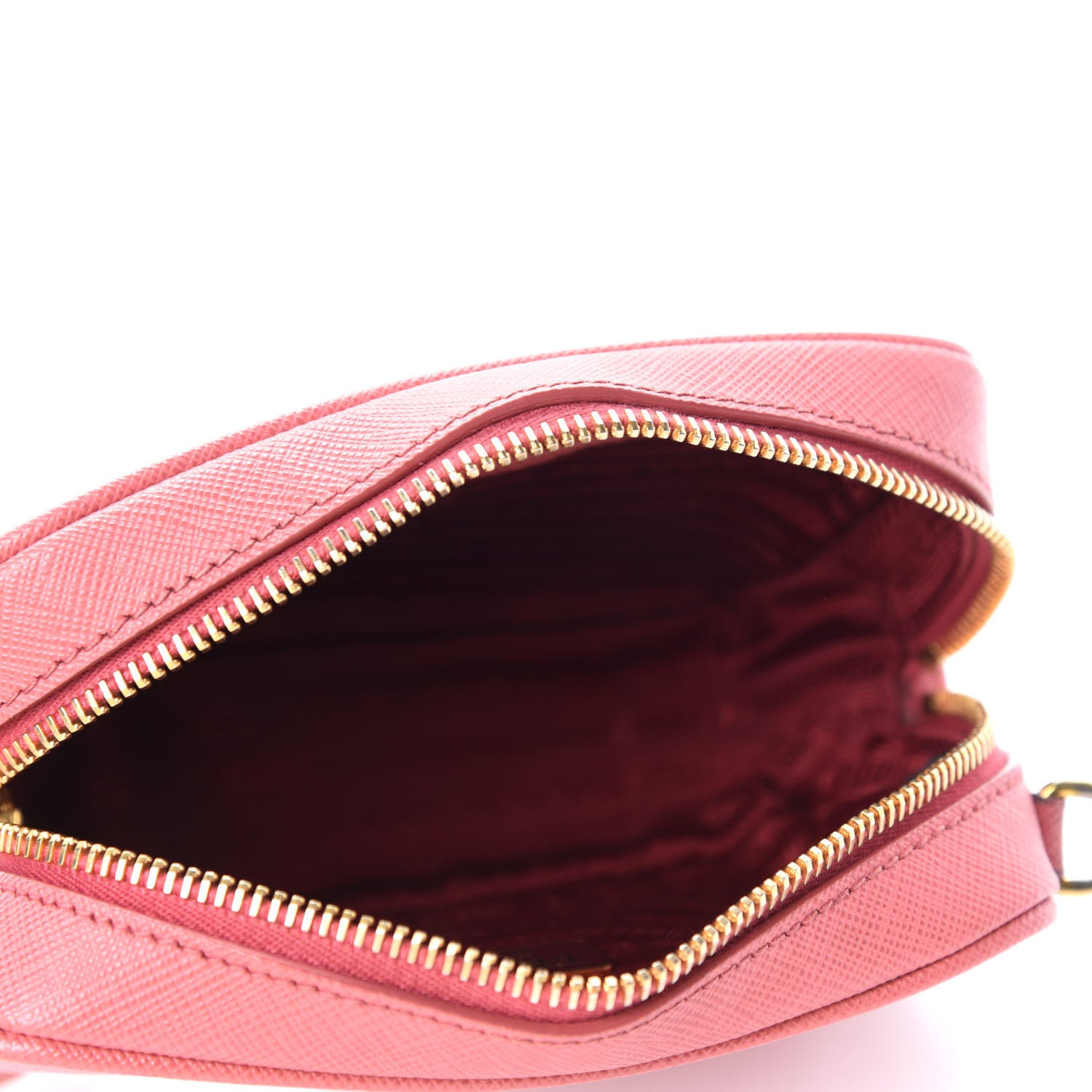 Prada Saffiano Lux Mini Camera Crossbody Bag Bruyere 5 of 15