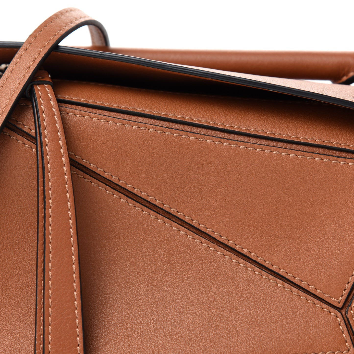 Calfskin Mini Puzzle Bag Tan