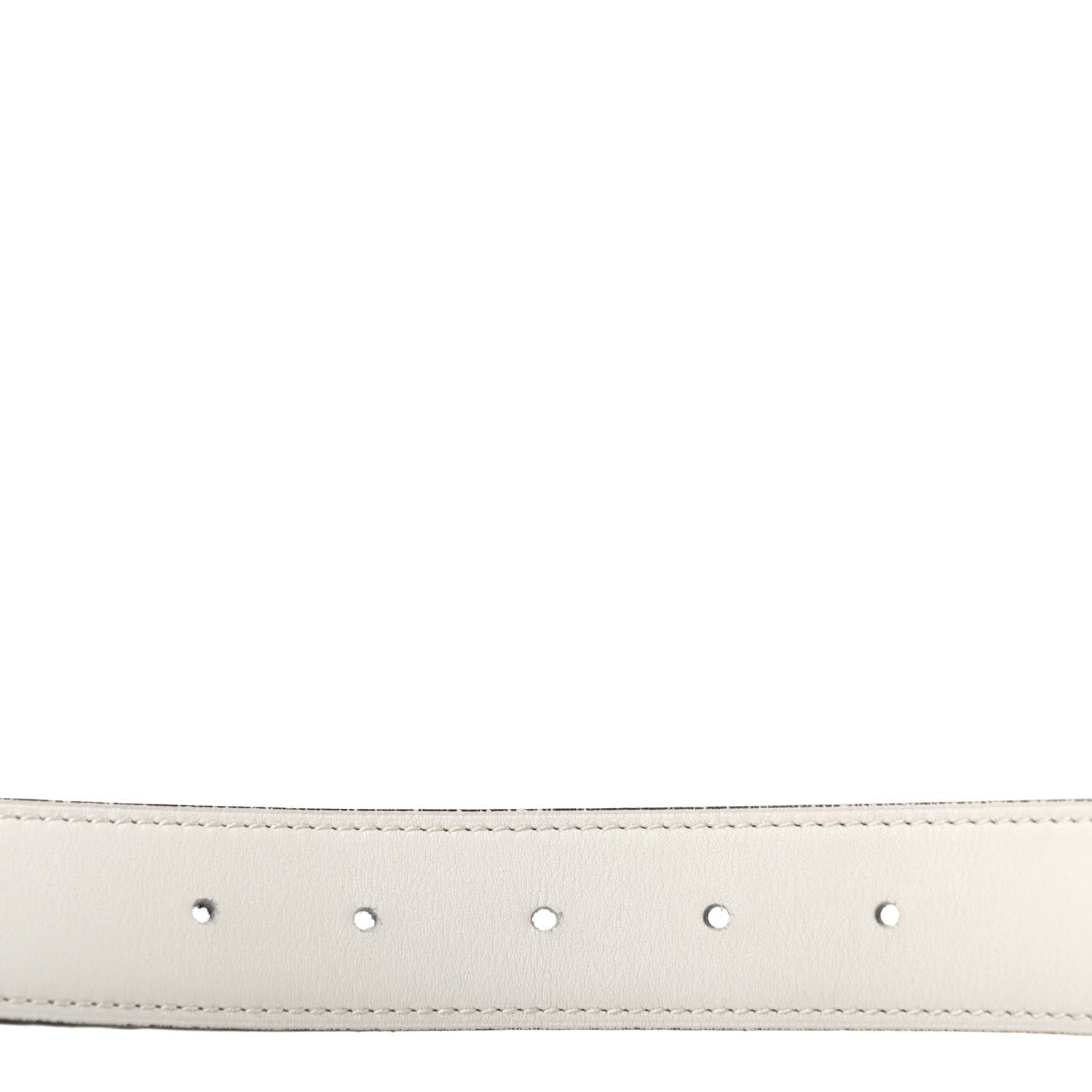 Hermes Epsom Swift 32mm Belt Strap 90 Blue Jean White 5 of 8