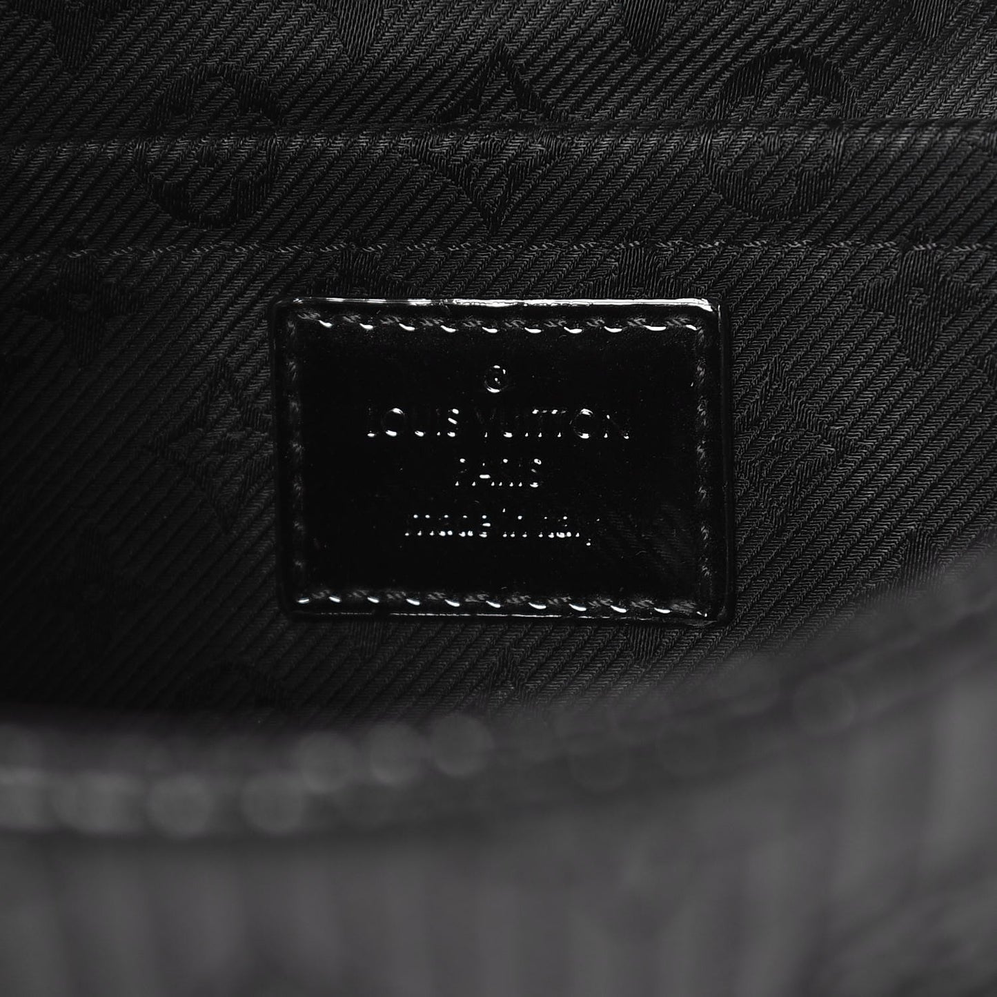 Calfskin Quilted Monogram Altair Clutch Black