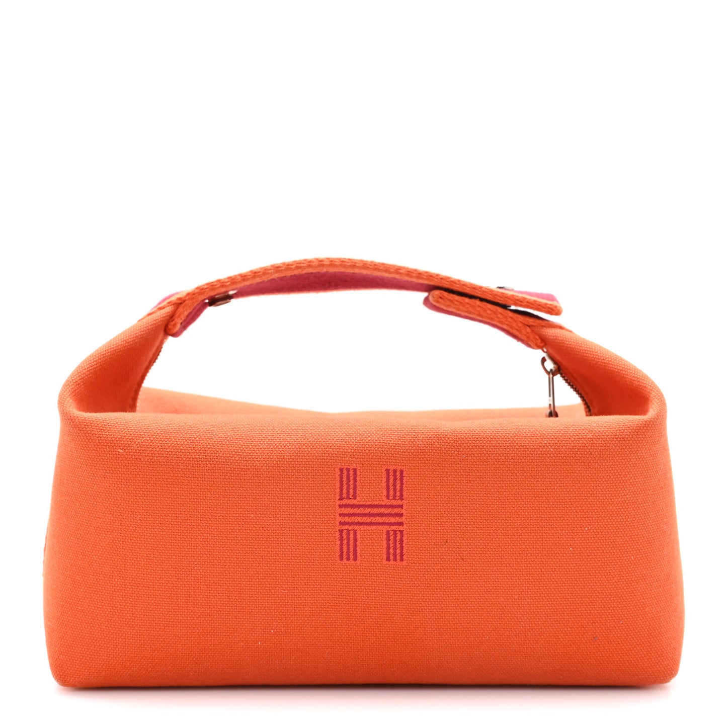 Canvas Small Bride-A-Brac Pouch Orange Burgundy