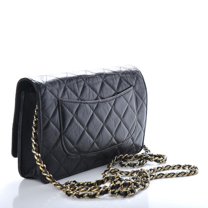 Chanel Aged Calfskin Quilted Reissue Wallet On Chain WOC Black 3 of 12