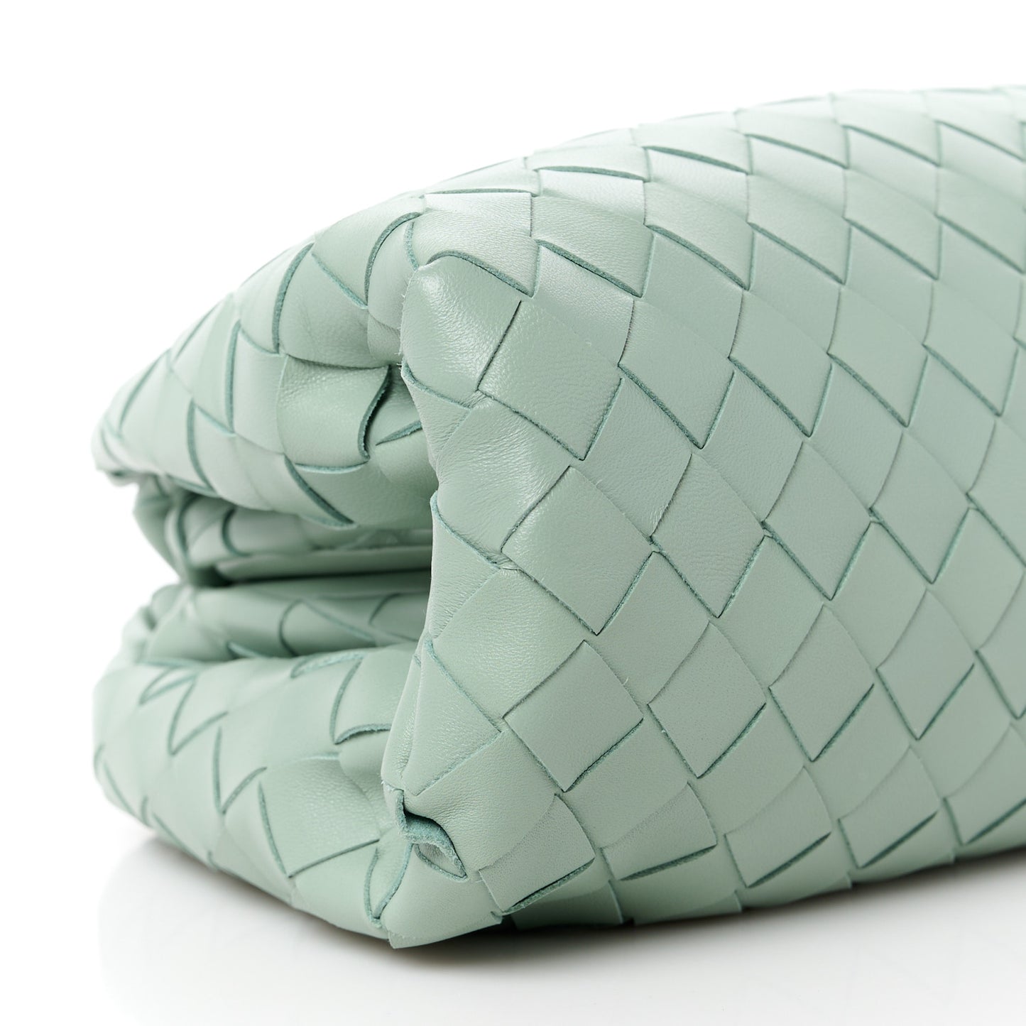 Nappa Intrecciato Teen Pouch Sage