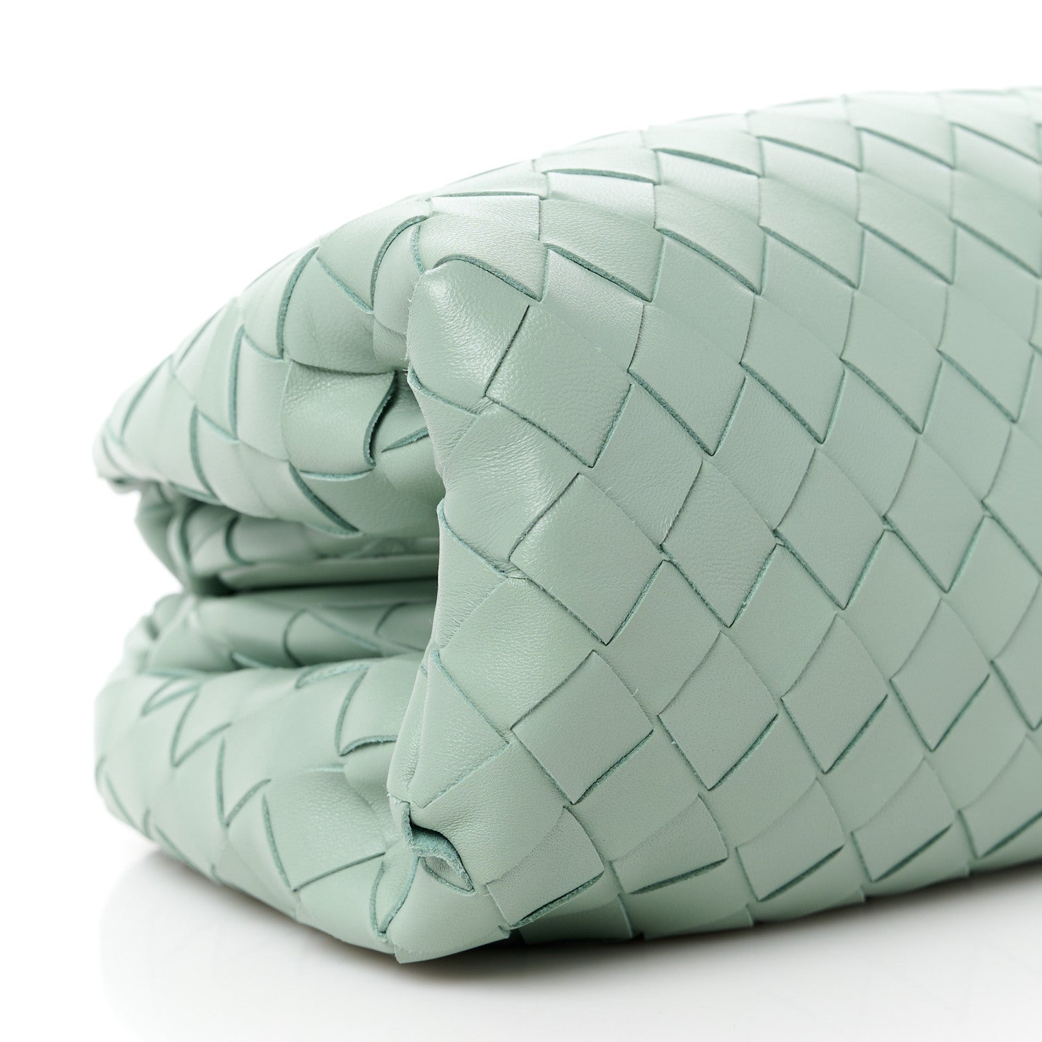 Bottega Veneta Nappa Intrecciato Teen Pouch Sage 10 of 11