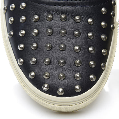 Saint Laurent Nappa Mens Studded Skate 20 Lace Up Sneakers 40 Black 9 of 11