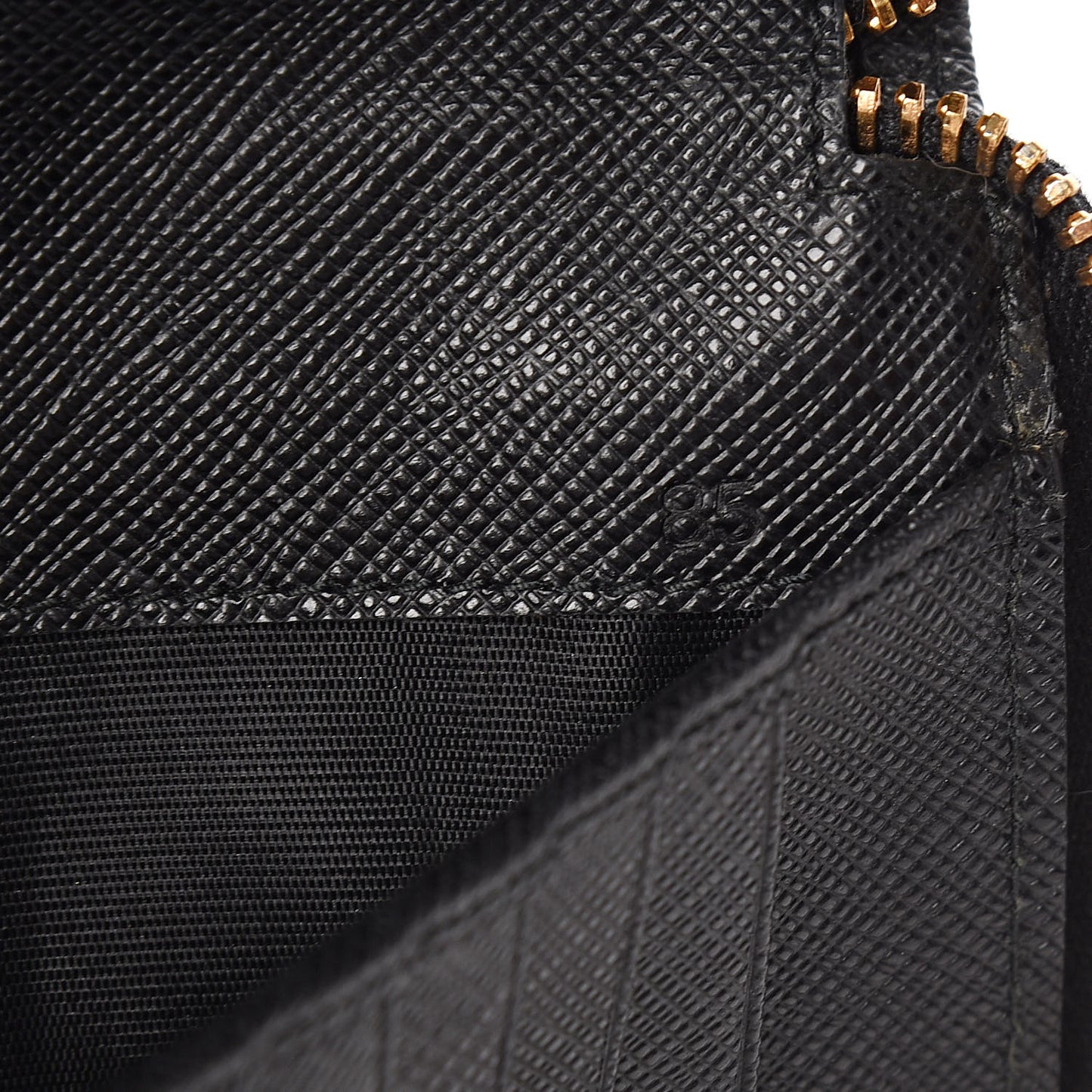 Saffiano Phone Wristlet Wallet Black