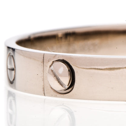 Cartier 18K White Gold LOVE Bracelet 16 7 of 11