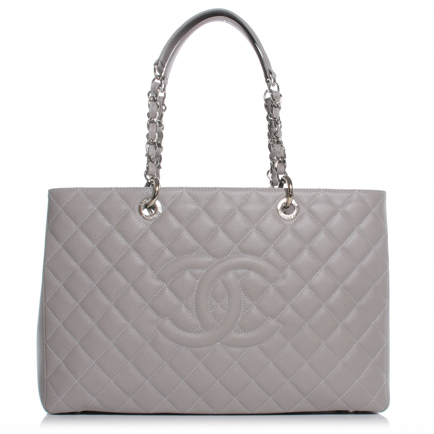 Caviar XL Grand Shopping Tote GST Grey