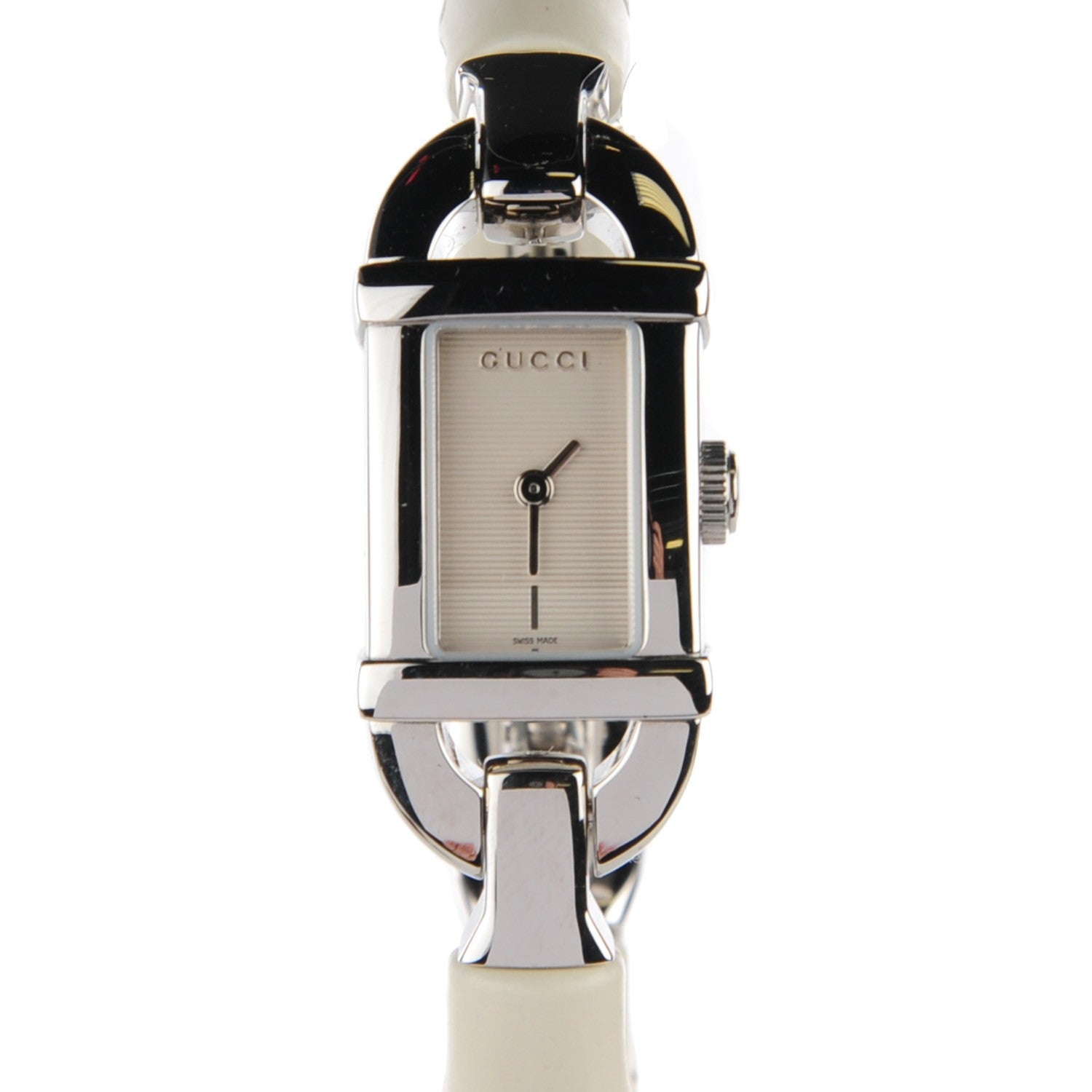 Gucci Stainless Steel Bamboo 16mm 6800L Quartz Watch 1 of 8