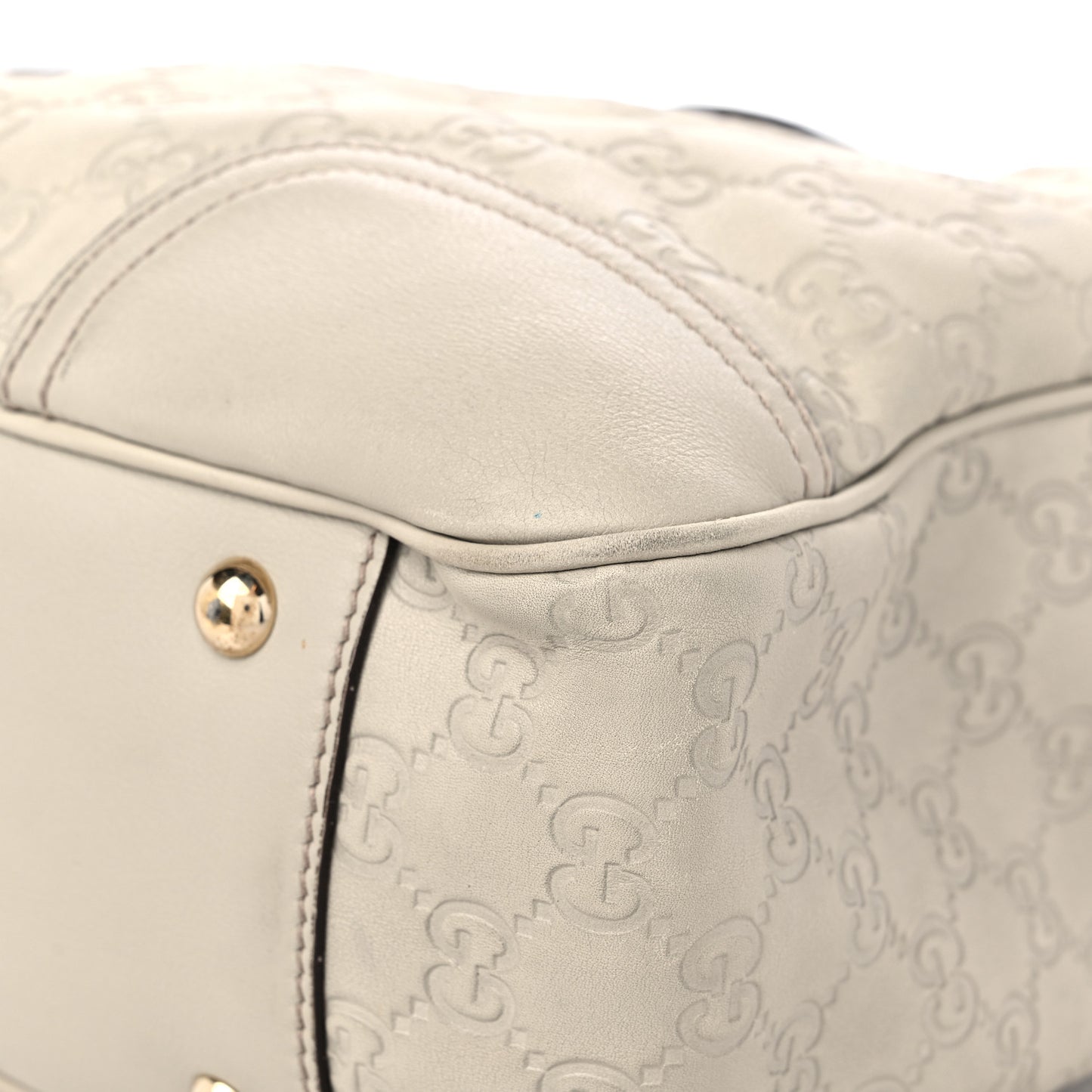 Guccissima Medium Princy Tote Off White