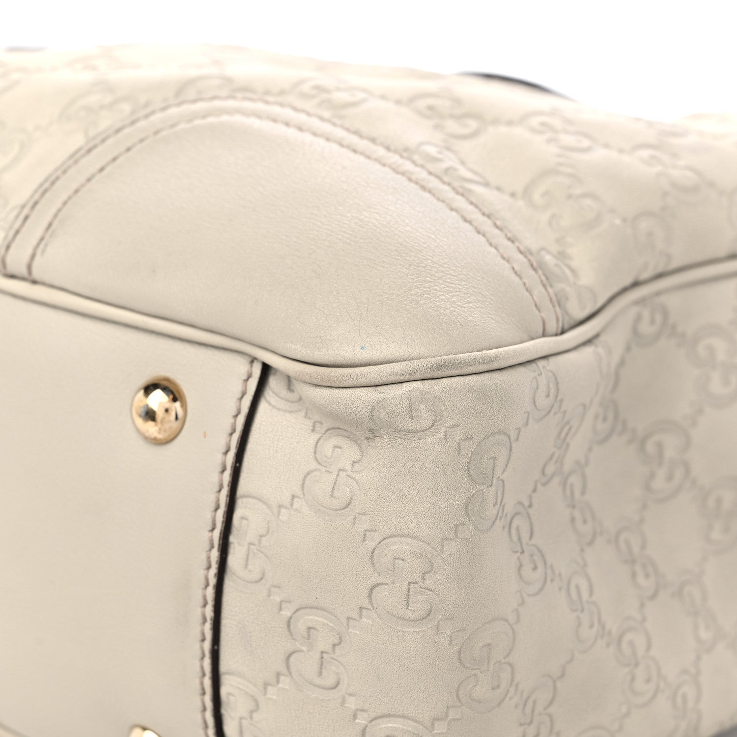 Gucci Guccissima Medium Princy Tote Off White 11 of 16