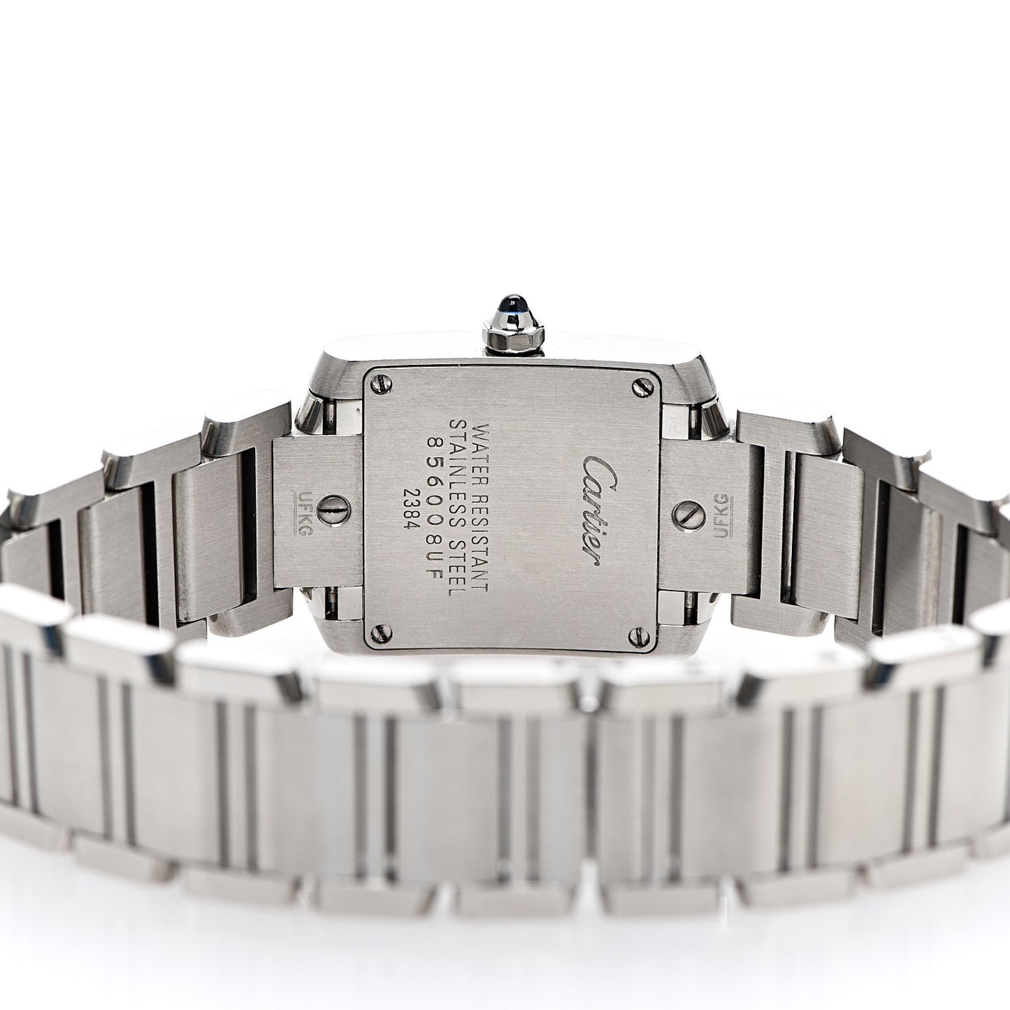 Stainless Steel 20mm Tank Francaise Quartz Watch