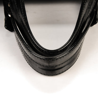 Chanel Vinyl Quilted Large Paris Biarritz Tote Black 9 of 11