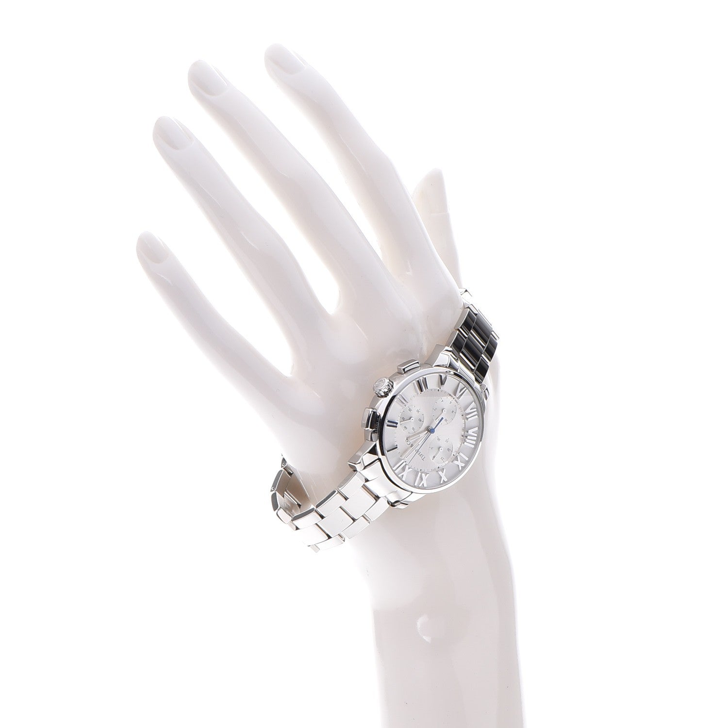 Tiffany Stainless Steel 36mm Atlas Dome Chronograph Quartz Watch 2 of 8