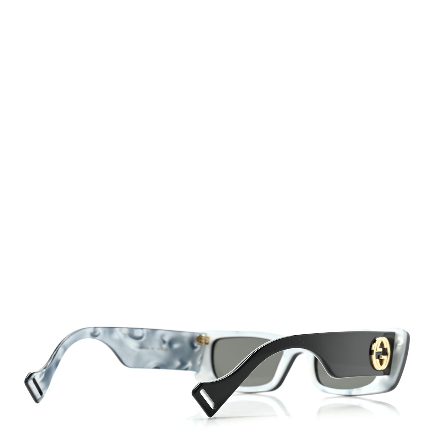 Acetate Rectangular Sunglasses GG0516S Black