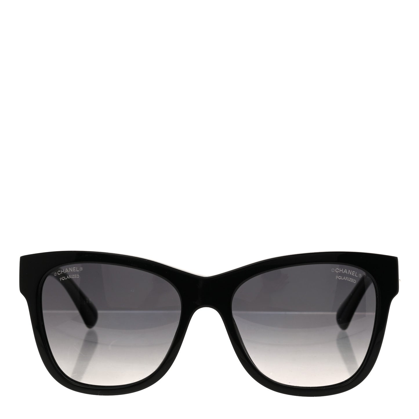 Acetate Polarized Square CC Sunglasses 5380 Black