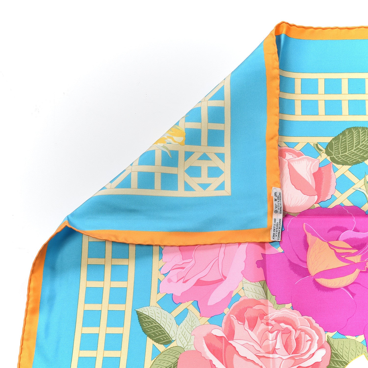 Hermes Silk Roseraie Scarf 90 3 of 4