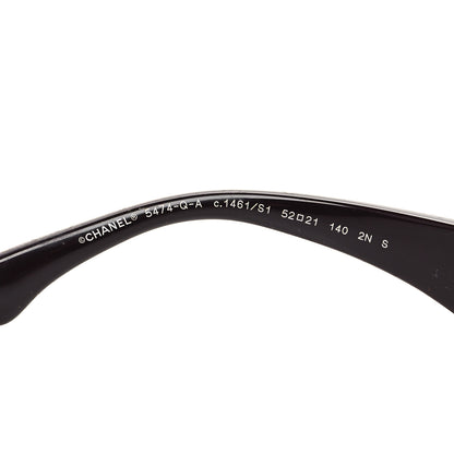 Chanel Acetate Calfskin Square Sunglasses 5474-Q-A Burgundy 5 of 9