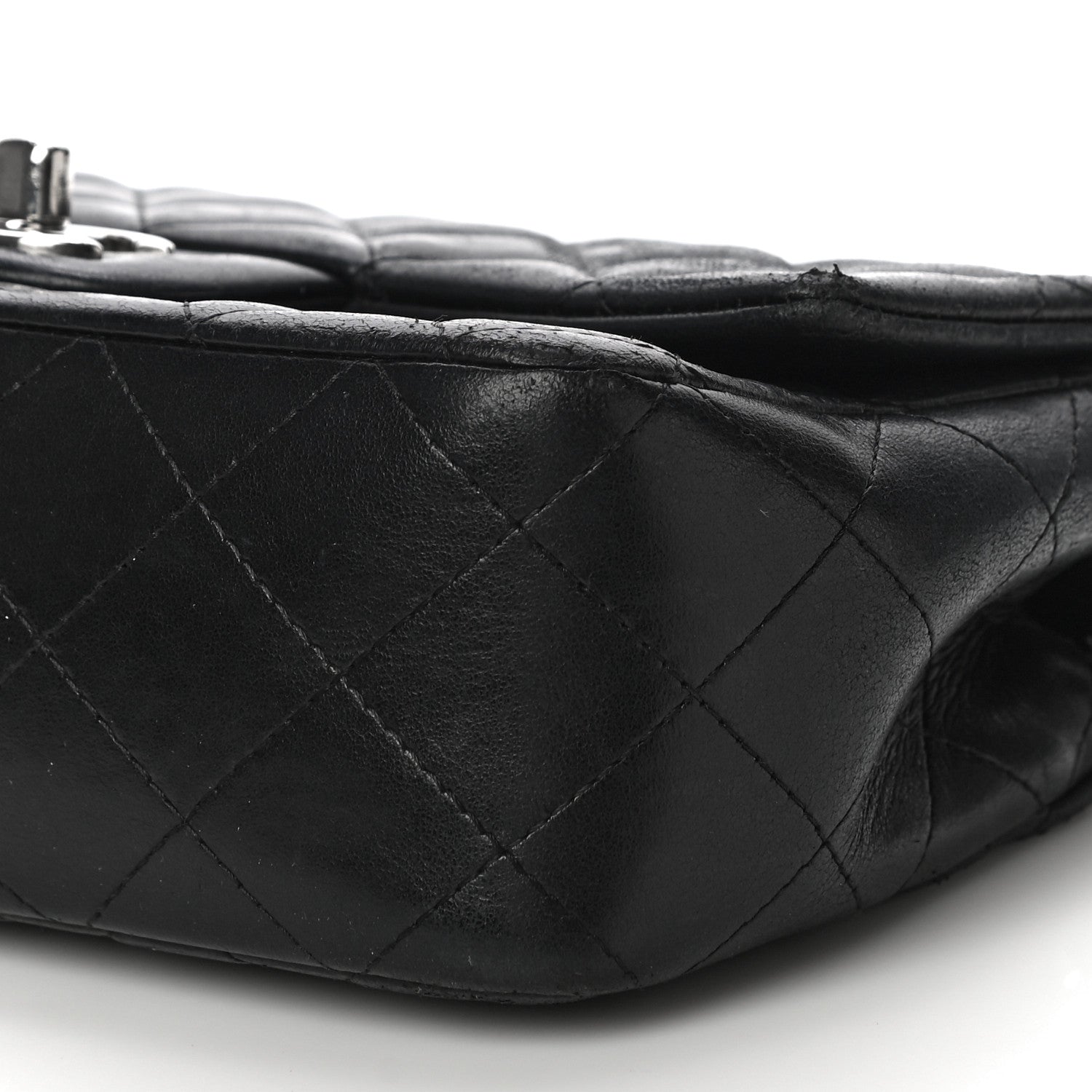 Chanel Lambskin Quilted Valentine Charms Mini Rectangular Flap Black 10 of 22