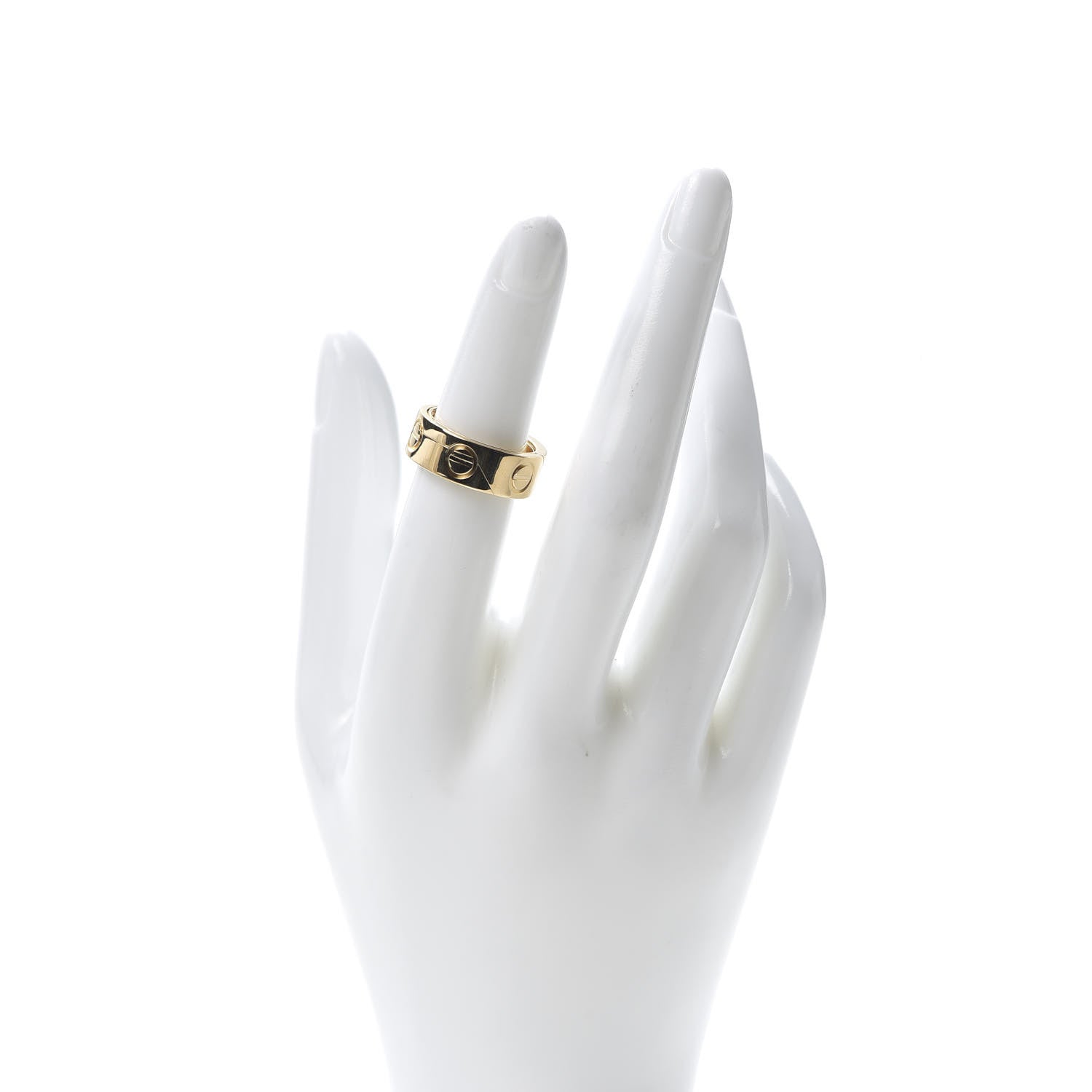 Cartier 18K Yellow Gold 7mm Astro LOVE Ring 50 5.25 2 of 7