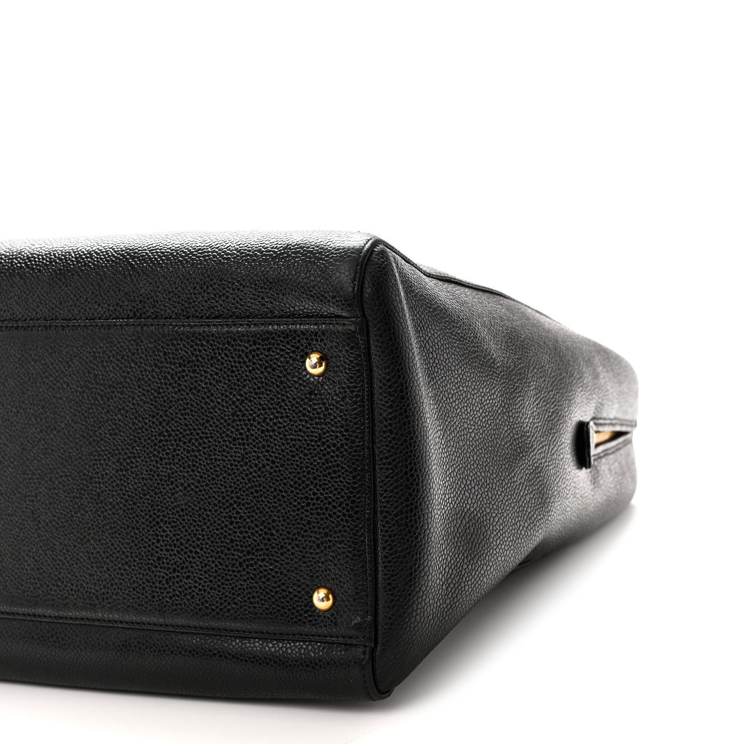 Chanel Caviar Large CC Shoulder Bag  Black 10 of 10