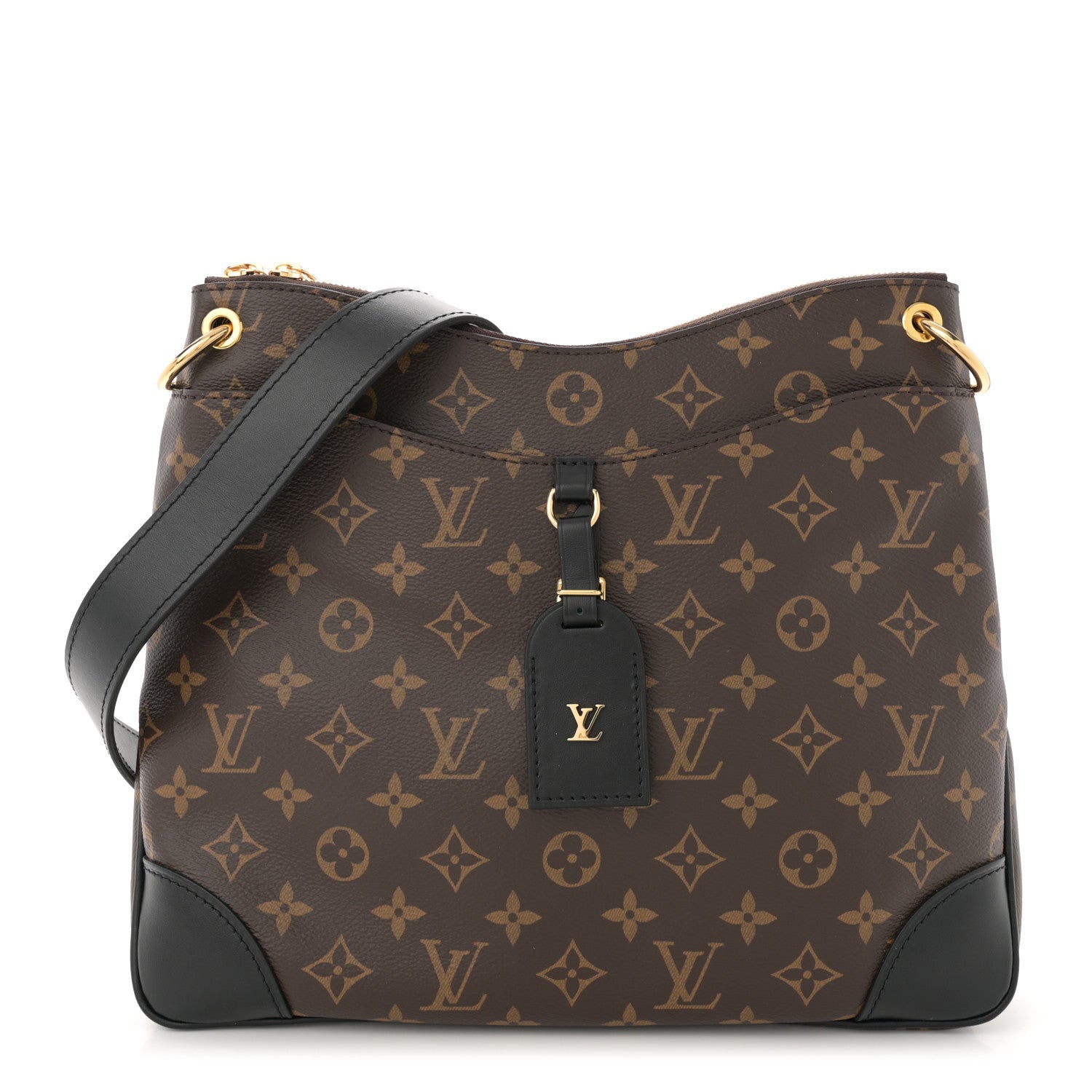 Louis Vuitton Monogram Odeon MM Black 1 of 9