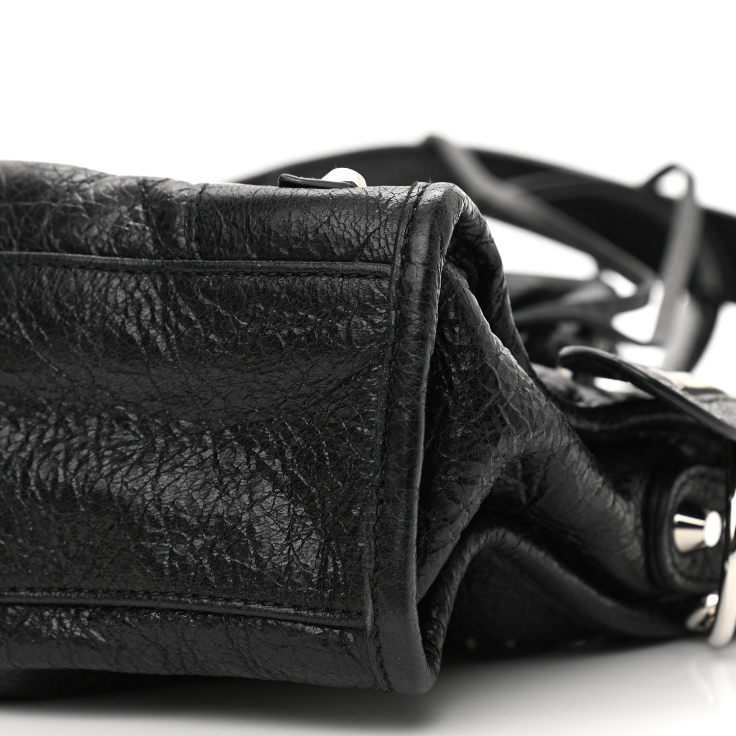 Balenciaga Agneau Classic Silver Hardware Mini City Black 10 of 10