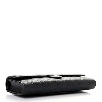 Chanel Caviar Quilted Travel Wallet Black 5 of 9