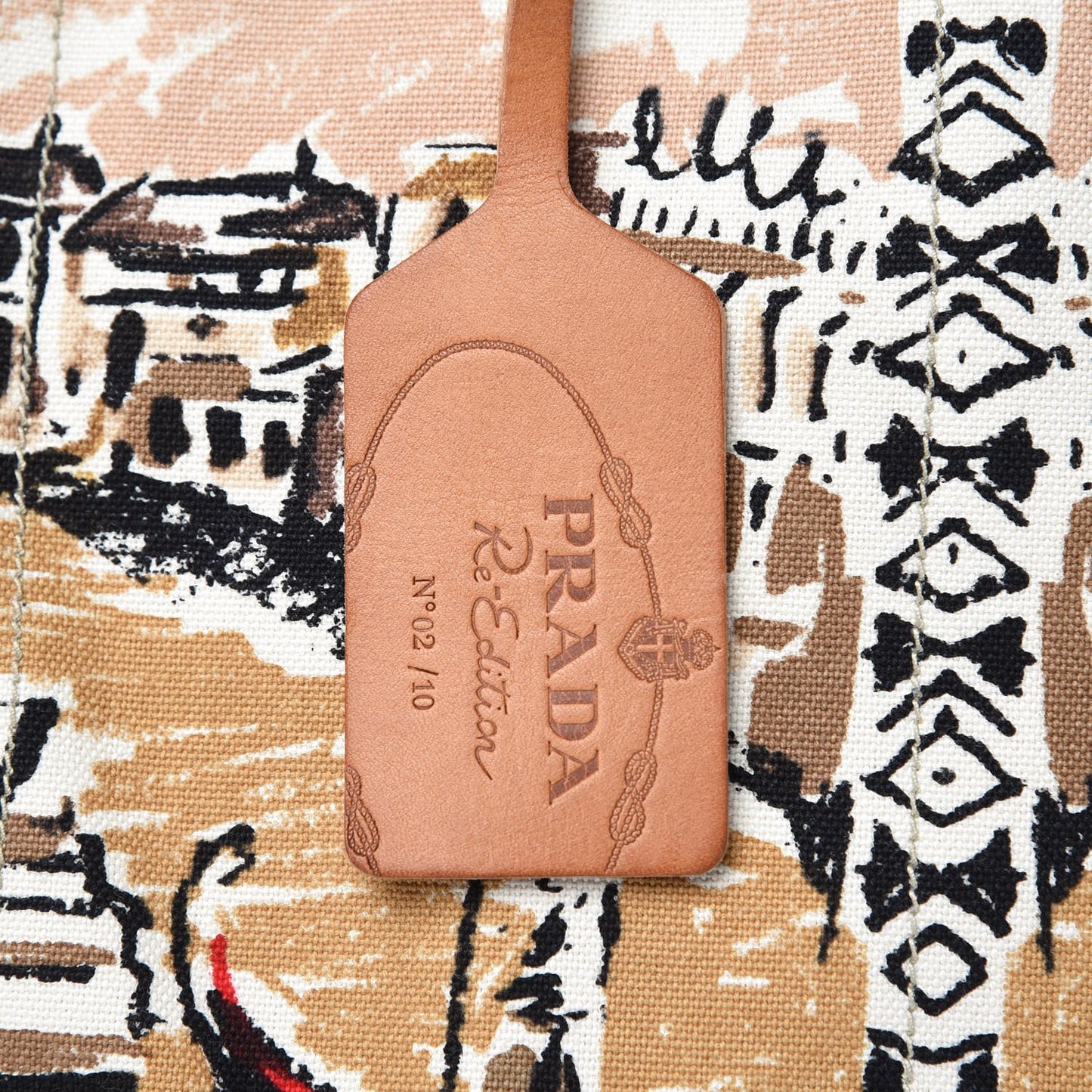 Canvas Canapa Stampata Tote Kaki Venezia