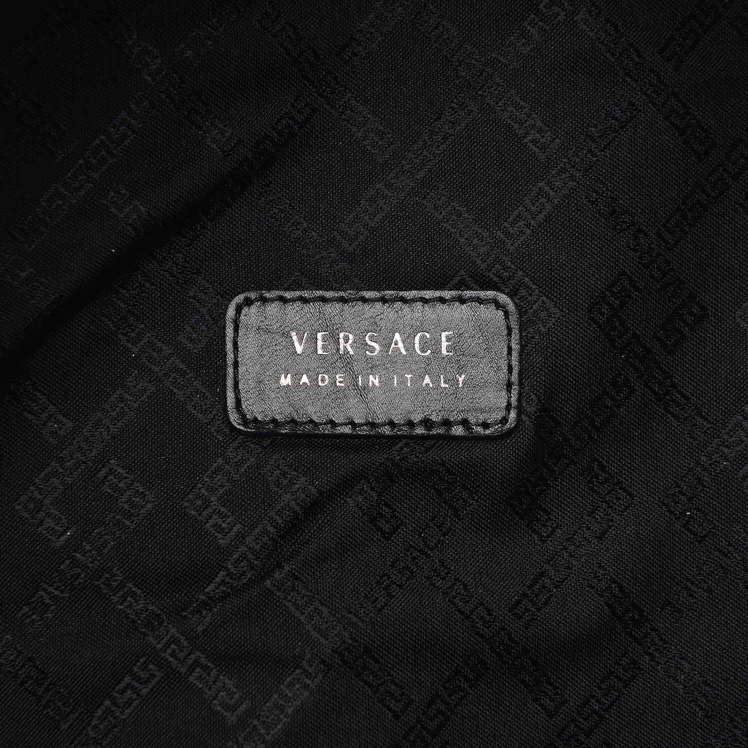 Versace Nylon Palazzo Medusa Belt Print Backpack Blue 6 of 10
