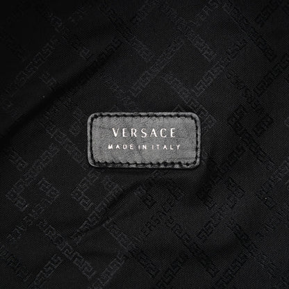 Versace Nylon Palazzo Medusa Belt Print Backpack Blue 6 of 10