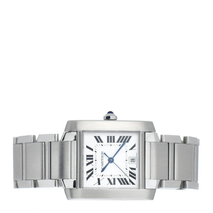 Cartier Stainless Steel 28mm Tank Francaise Automatic Watch 2 of 4