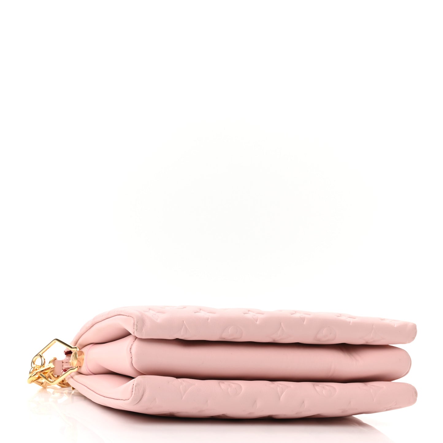 Lambskin Embossed Monogram Coussin PM Rose