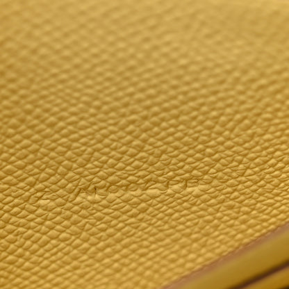 Hermes Epsom Constance Long Wallet To Go Wallet Jaune Poussin 7 of 11