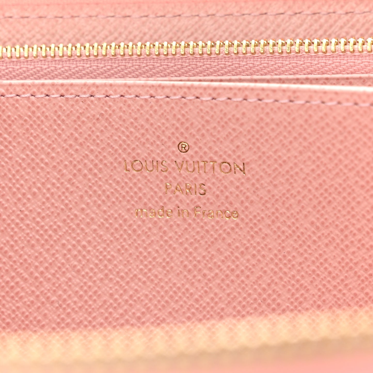 Damier Azur Zippy Wallet Rose Ballerine