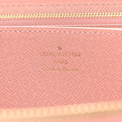 Louis Vuitton Damier Azur Zippy Wallet Rose Ballerine 6 of 7