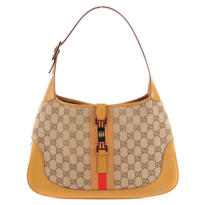 Gucci Monogram Medium Bardot Light Brown 1 of 7