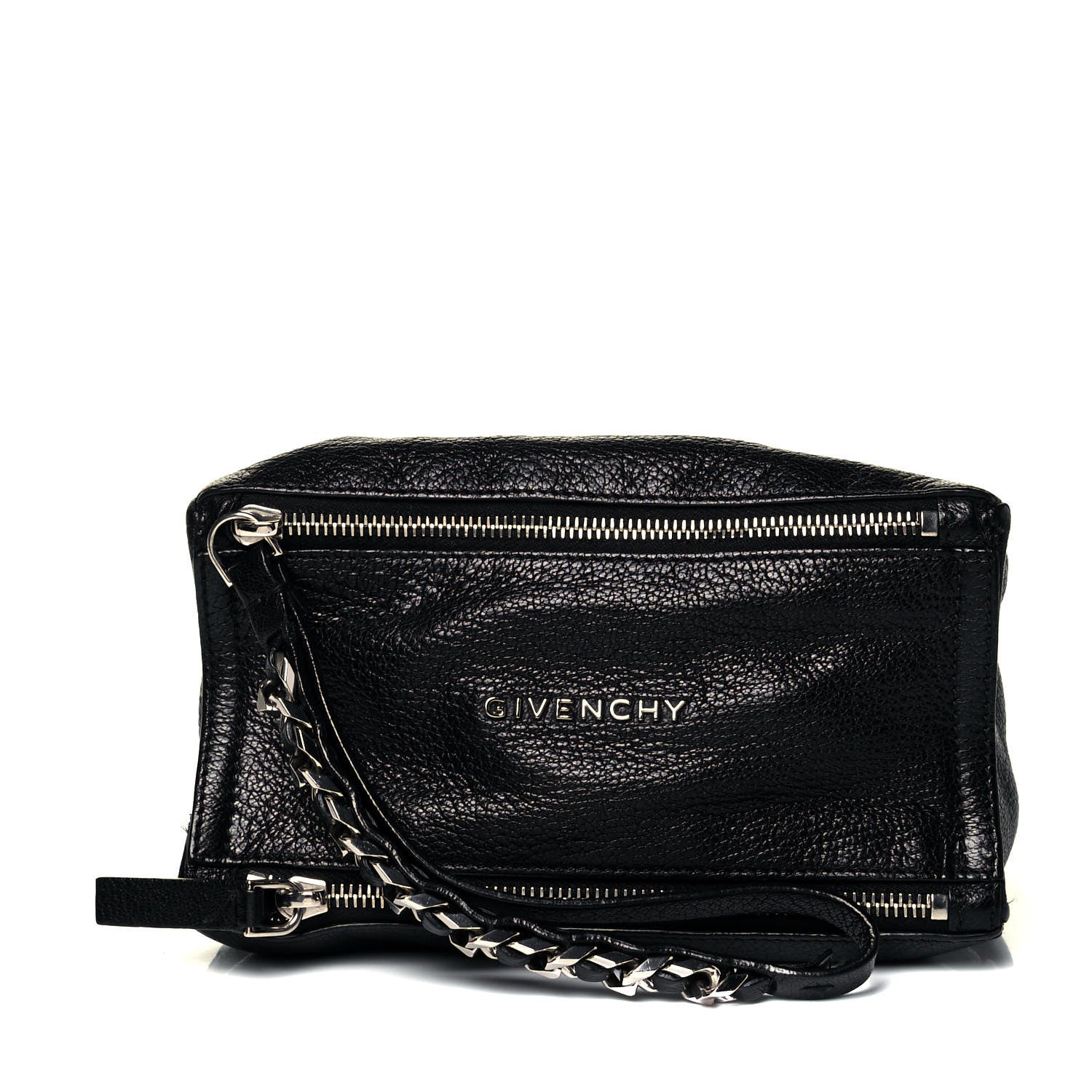 Givenchy Sugar Goatskin Pandora Wristlet Black 1 of 7