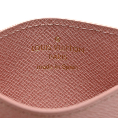 Louis Vuitton Damier Azur Daily Card Holder Rose Ballerine 6 of 8